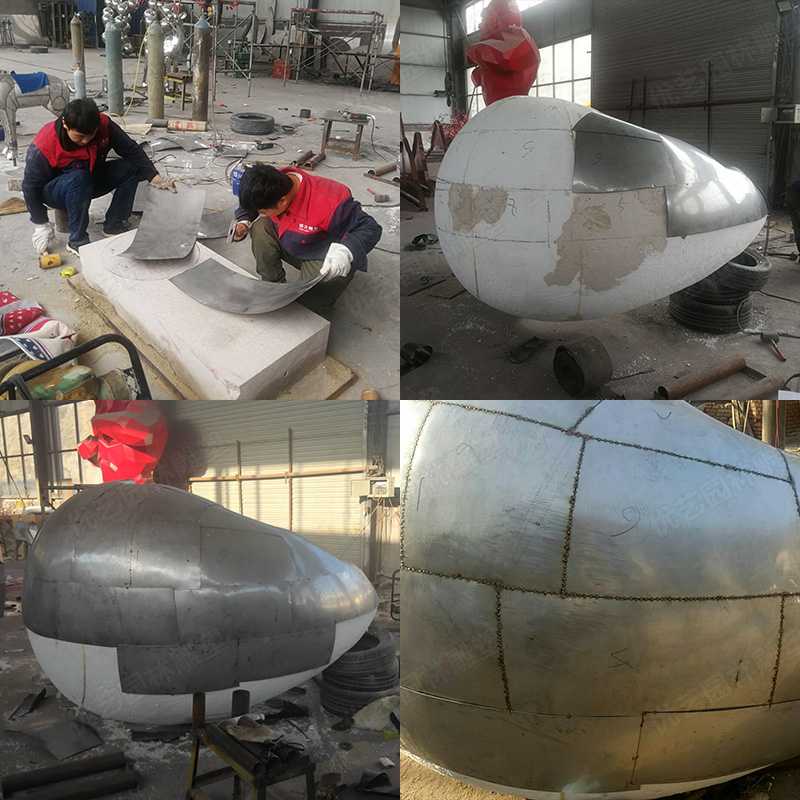 不銹鋼雕塑制作廠家，定制大型不銹鋼雕塑