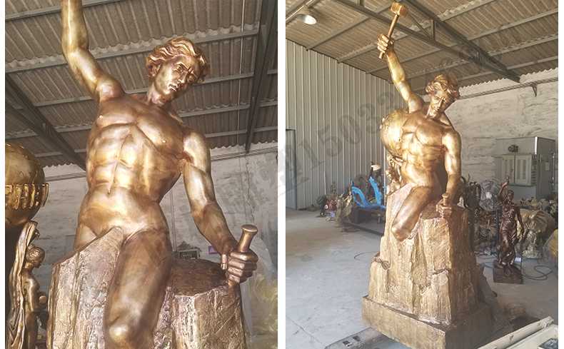 雕刻自我人物雕塑，銅雕刻自我雕塑，自我雕刻人物銅雕塑