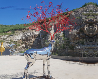 人們為什么喜歡擺放不銹鋼鹿雕塑？